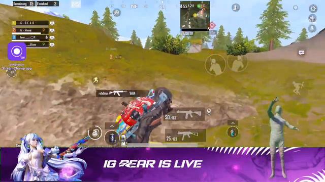 100 SUBSCRIBE SOON | BGMI LIVE STREAM | RUSH GAMEPLAY | IG BEAR IS LIVE