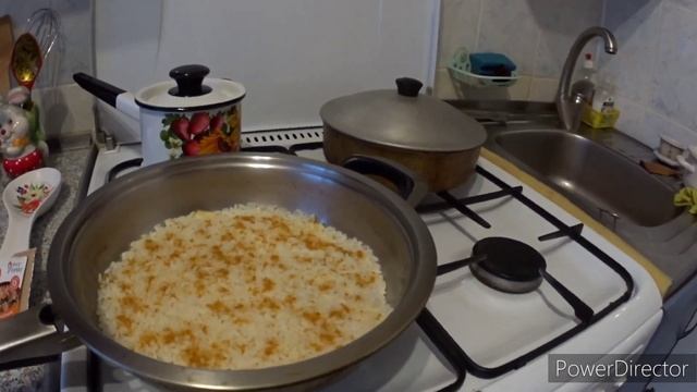 Плов с картошкой без мяса. Нужна ли добавка. Пробует Санёк.Vlog.Брест