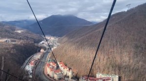 Поездка в Сочи и на Розу Хутор зимой. Чем заняться? Что посетить? Канатная дорога на Розе Хутор.