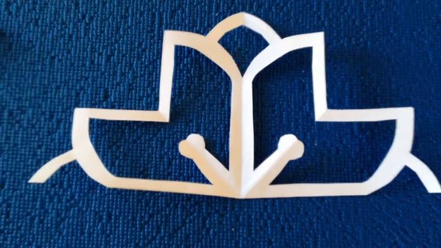 DIY .Как вырезать Снежинку-цветок. ✽How to cut a ✽ Рaper snowflake. #Снежинки  #снежинкиизбумаги