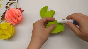 Елочная игрушка своими руками из бумаги. Новогодние игрушки.   New Year's toys made of paper.