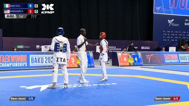 111 Round of 32 Men 63kg ITA BARETTA Dennis USA BUENAVIDES Kenneth смотреть онлайн