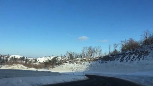 Трасса Невельск-Огоньки, Анивское Взморье, Сахалин, Январь 2017 смотреть онлайн