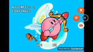 Kirby Robot Planet Booteg Game Over Sega