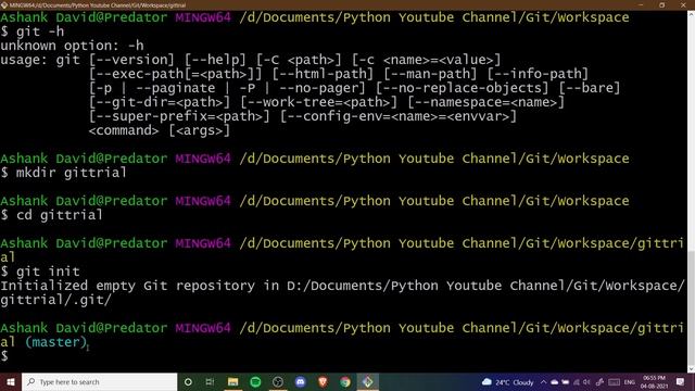 Git Tutorials for Beginners -  Basic Commands