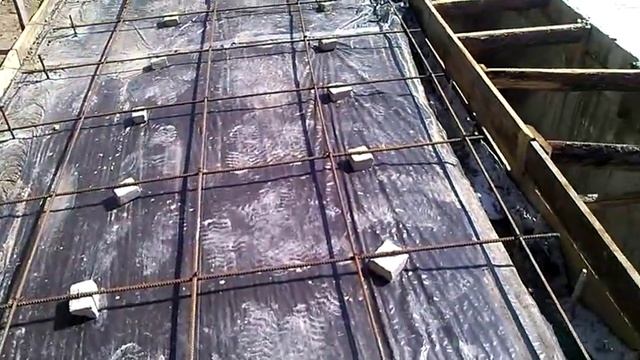 Гараж из арболита.Пол,отчет о строики. смотреть онлайн