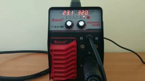 Полуавтомат SIRIUS MIG/MMA-320 4in1 Настройки управлений синергетика