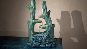 настольные  фонтаны  в  доме.из  арт  бетона.  мастерская  Бека.