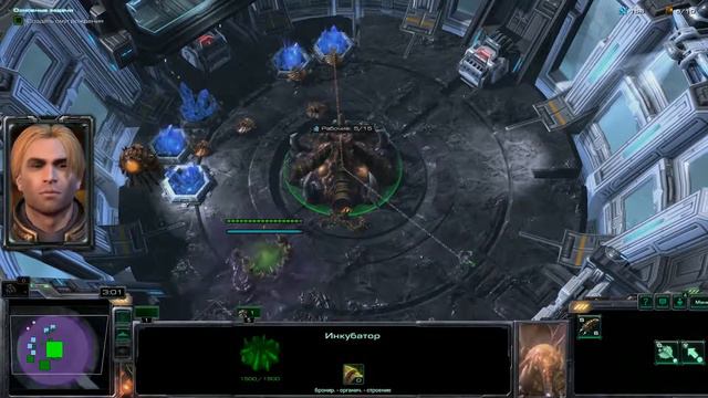 #1 Эксперимент - Прохождение Starcraft 2 HotS за зергов на ЭКСПЕРТЕ смотреть онлайн