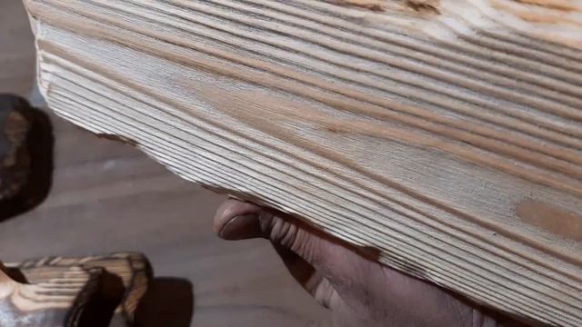 Люстра из дерева своими руками / Браширование и обжиг смотреть онлайн