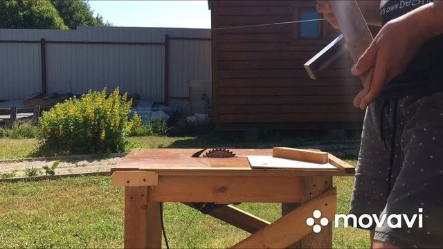 Циркулярный стол. Из ручной пилы!