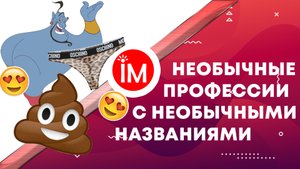 Инфомания. Необычные профессии