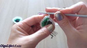 #Мочалка-игрушка крючком "ЛЬВЕНОК"? / Мастер-класс / Knitted washcloth toy "Lion"