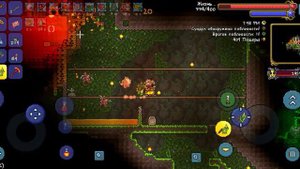 Террария за призывателя босс королева пчёл (master+mobile) #terraria #terrariamobile