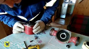 РЕВИЗИЯ НАСОСУ GRUNDFOS СВОИМИ РУКАМИ.КАК РАЗОБРАТЬ ЦИРКУЛЯЦИОННЫЙ НАСОС.