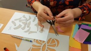 Мастер-класс по витражу из цветной бумаги "Бабочка"