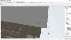 23ноя1 Показ в архикаде фрагмента здания в 3d виде с помощью бегущей рамки Делаем дырки-сечения в 3