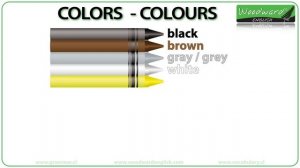 Colors in English - Colours in English