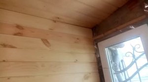 Отделка вагонкой комнаты отдыха в бане