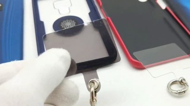 4 шт. Универсальный вкладыш под чехол телефона для шнурка с карабином