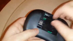 Беспроводная клавишная клавиатура Air Mouse - черный (Русский)