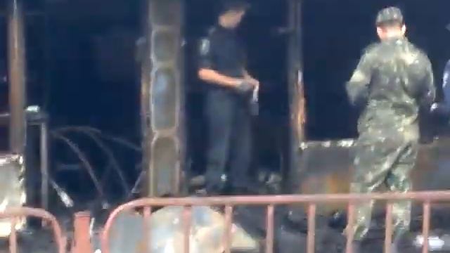 Пожар на Славянском вещевом рынке смотреть онлайн