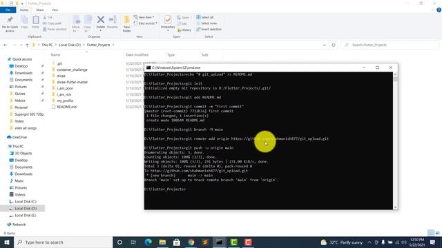 GitHub - How to upload project into GitHub смотреть онлайн