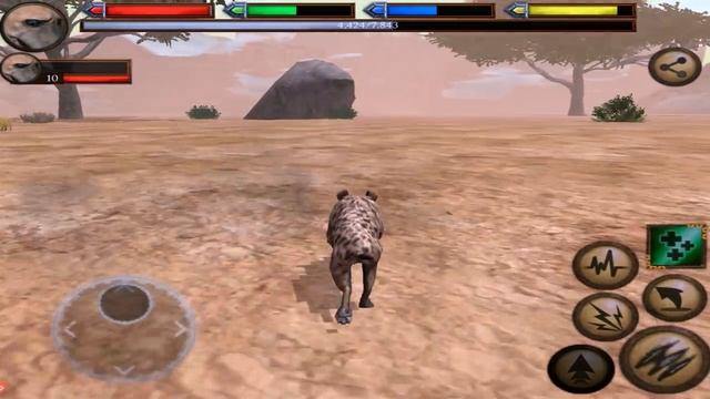Hyena Simulator-Симулятор Гиены-Savanna Simulator-By Gluten Free Games-IOS/Android