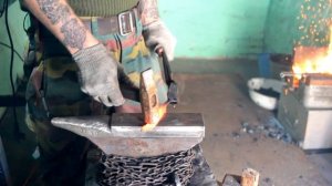 Ковка ножа из клапана | Forging knife from valve