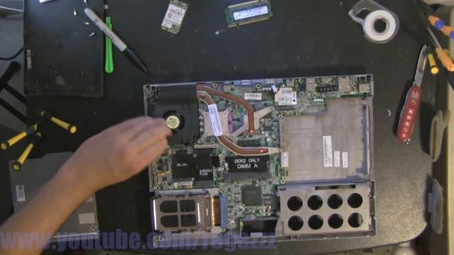 DELL D830 take apart, disassemble, how to open video disassembly смотреть онлайн