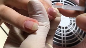 Покрытие ногтей гель-лаком // Ремонт полигелем // Выравнивание базой // Акригель // Акрилатик