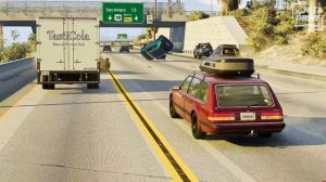 Rollover and Car Crashes #01 [BeamNG.Drive]