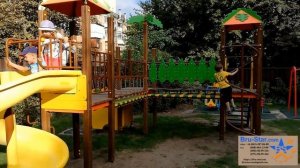 Детская площадка в садике с игровым комплексом Пират DIO-816 от производителя Bru-Star