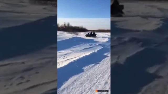 Зима катаемся на снегоходе? смотреть онлайн