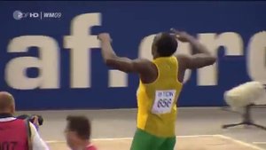 Самый быстрый человек в мире Усейн Болт 100м