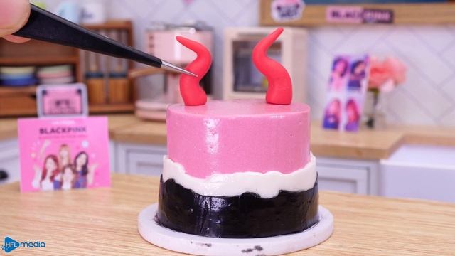 AMAZING!!! Most Satisfying Miniature Oreo x BLACKPINK Cake Decorating | ASMR Cooking Mini Food смотреть онлайн