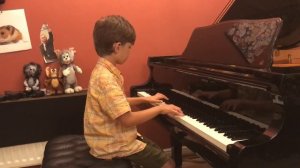 Карл Черни, этюд 15, оп.299, Миша Андреев. Czerny etude N15, op.299, Misha, 8, piano practice.