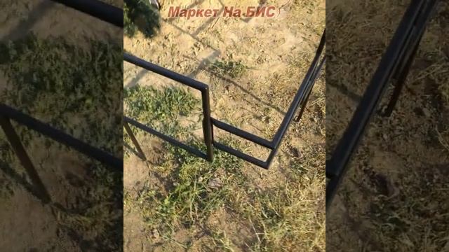 Ритуальная оградка для могилы №108 - имитация браслета: недорого и нестандартно (Кривой Рог)