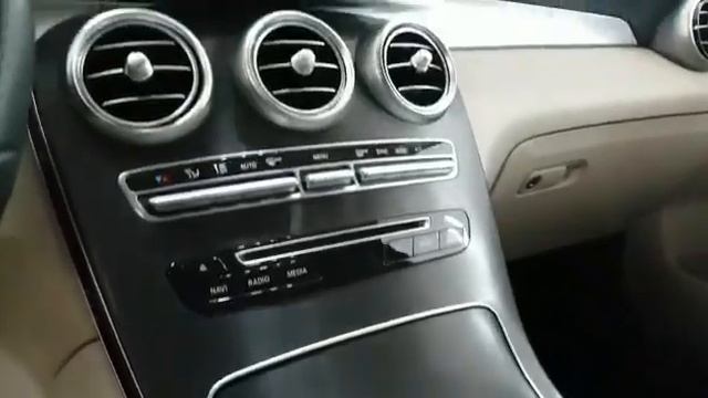 Мерседес GLC оклейка салона в чёрный алюминий by Creative auto