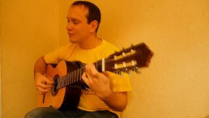 Восьмиклассница на гитаре. Fingerstyle guitar cover.