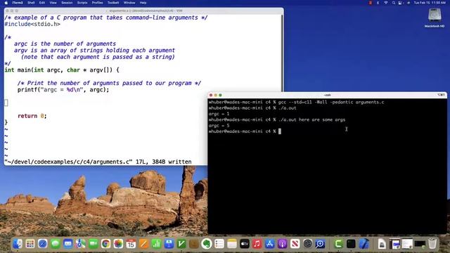 Using Command Line Arguments in C - argc & argv