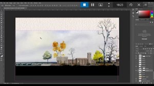 How to create a Watercolour effect in photoshop - architectural facade ( with PSD archive )