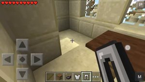 Сид на песчаную деревню в Minecraft PE