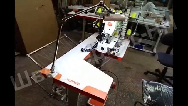 12-ти игольная машина для работы с эластичной нитью спандекс ПШМ JOYEE JY-1414-100-403-601-616-1206 смотреть онлайн