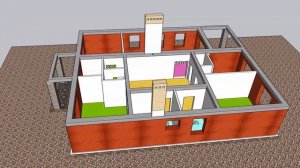 КРАСИВЫЙ ОДНОЭТАЖНЫЙ ДОМ 150 кв.м. НЕОБЫЧНАЯ ПЛАНИРОВКА. ПРОЕКТ ДОМА 13х16 м.