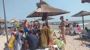 пляж Лагуна средняя коса Бердянск