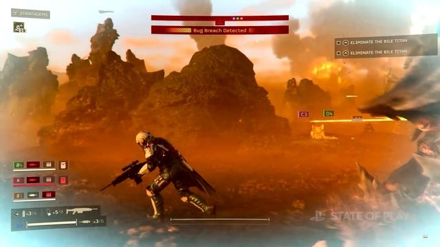 Helldivers 2 - Gameplay Extended Trailer | State of Play смотреть онлайн