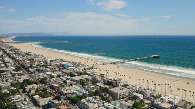 Los Angeles сьемка с дрона в качестве 4K
