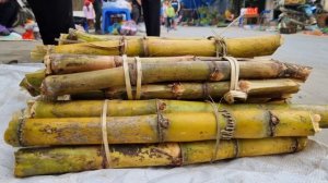 Harvest sweet potato and sugarcane gardens. Sell at highland markets | Chuc Thi Duong