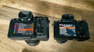 Sony A7iii (ILCE-7M3) vs. A7iv (ILCE-7M4) review | menu | buttons | shutter close | display